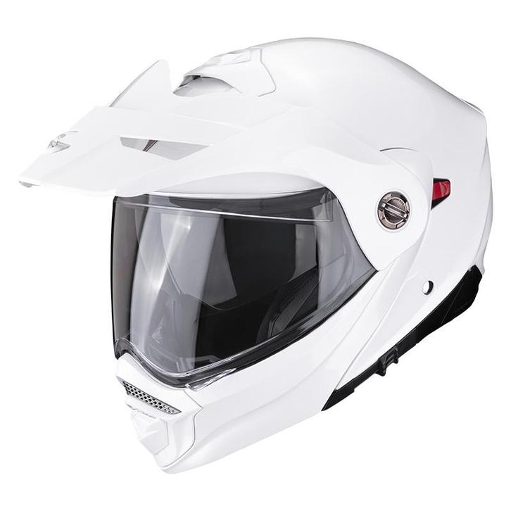 Scorpion ADX-2 Pearl Wit Adventure Helm, Motoren, Kleding | Motorhelmen, XXL, Nieuw met kaartje, Overige merken, Offroadhelm, Verzenden