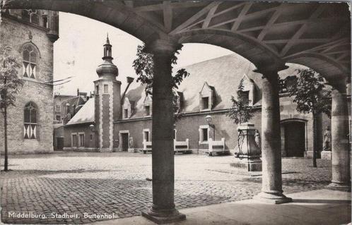 MIDDELBURG - Stadhuis, Buitenhof, Verzamelen, Ansichtkaarten | Nederland, Verzenden