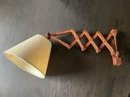 TJW Zweers - Schaarlamp - Hout - Vintage scissor lamp