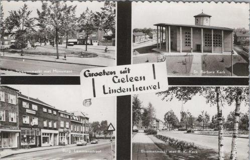 GELEEN - Meerluik Groeten uit Geleen Lindenheuvel, Verzamelen, Ansichtkaarten | Nederland, Verzenden
