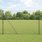 vidaXL Kettin Hek Grijs 1.6x10 m Staal, Verzenden, Nieuw