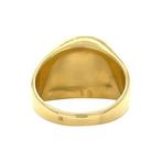 Gouden vintage zegelring met lapis lazuli 18 kt, Sieraden, Tassen en Uiterlijk, Ringen, Ophalen of Verzenden, Nieuw