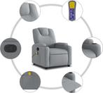 Lichtgrijze Massagestoel met Massage - Retourdeal - Ontsp..., Huis en Inrichting, Stoelen, Ophalen of Verzenden, Nieuw, Grijs
