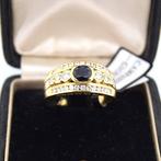 Armring - 18 karaat Geel goud - 1.30ct. tw. Saffier -, Sieraden, Tassen en Uiterlijk, Antieke sieraden