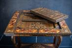 Exclusief! Speeltafel handgemaakt Arabische mozaïek intarsia, Antiek en Kunst