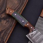 Keukenmes - Chefs knife - gevouwen staal, hout en, Antiek en Kunst