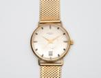 Een 14k. geelgouden polshorloge. Lincoln Watch co., Gebruikt