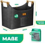 Houtopslag - Brandhoutmand - 90 Liter - Antraciet - KESSER®, Tuin en Terras, Haardhout, Verzenden