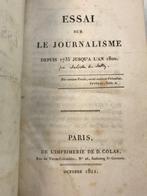 Delisle de Sales - Essai sur le journalisme depuis 1735, Antiek en Kunst