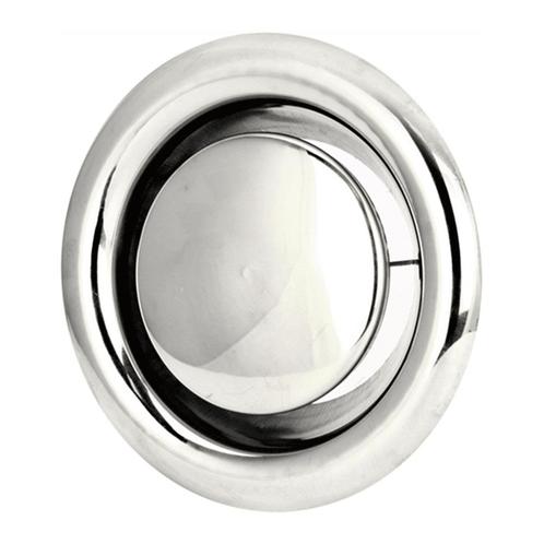 DEC RVS afvoer ventilatie ventiel met montagebus Ø 125 mm -, Doe-het-zelf en Verbouw, Ventilatie en Afzuiging, Ophalen of Verzenden