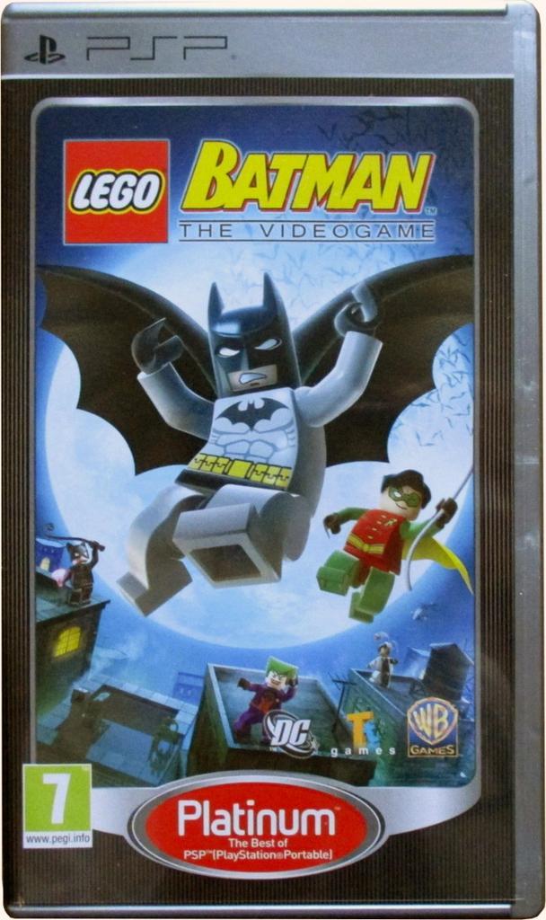 LEGO Batman The Videogame-Platinum (PSP) Gebruikt, Spelcomputers en Games, Games | Sony PlayStation Portable, Zo goed als nieuw