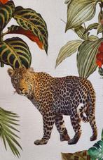 Zambese stof met olifanten, luipaarden en zebras -, Antiek en Kunst