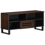 vidaXL Tv-meubel 100x34x46 cm massief mangohout bruin, Huis en Inrichting, Woonaccessoires | Cd- en Dvd-rekken, Verzenden, Nieuw