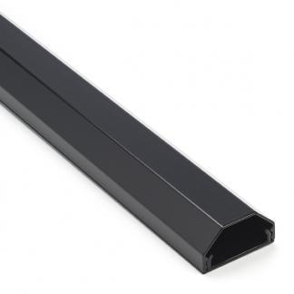 Kabelgoot muur | Goobay | 110 x 3.3 cm (Aluminium, Zwart), Doe-het-zelf en Verbouw, Elektra en Kabels, Nieuw, Verzenden