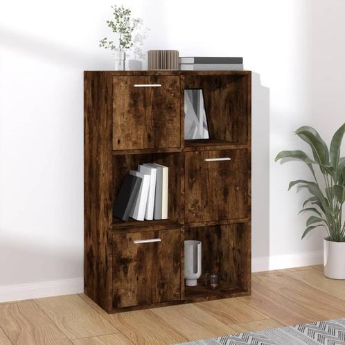vidaXL Opbergkast 60x29,5x90 cm gerookt eikenkleurig, Huis en Inrichting, Kasten | Boekenkasten, 25 tot 50 cm, Nieuw, Overige houtsoorten