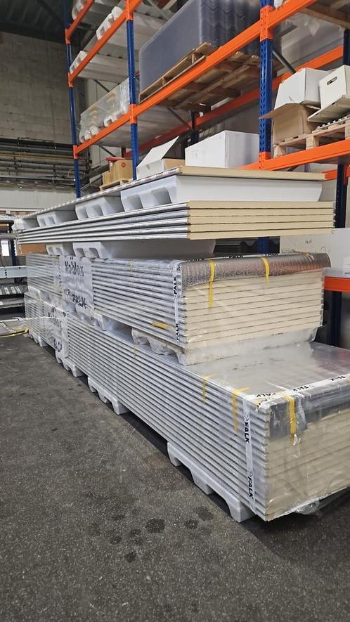 sandwichpanelen geisoleerd dakplaten damwand GOEDKOOP, Doe-het-zelf en Verbouw, Platen en Panelen, Nieuw, Overige materialen, Verzenden