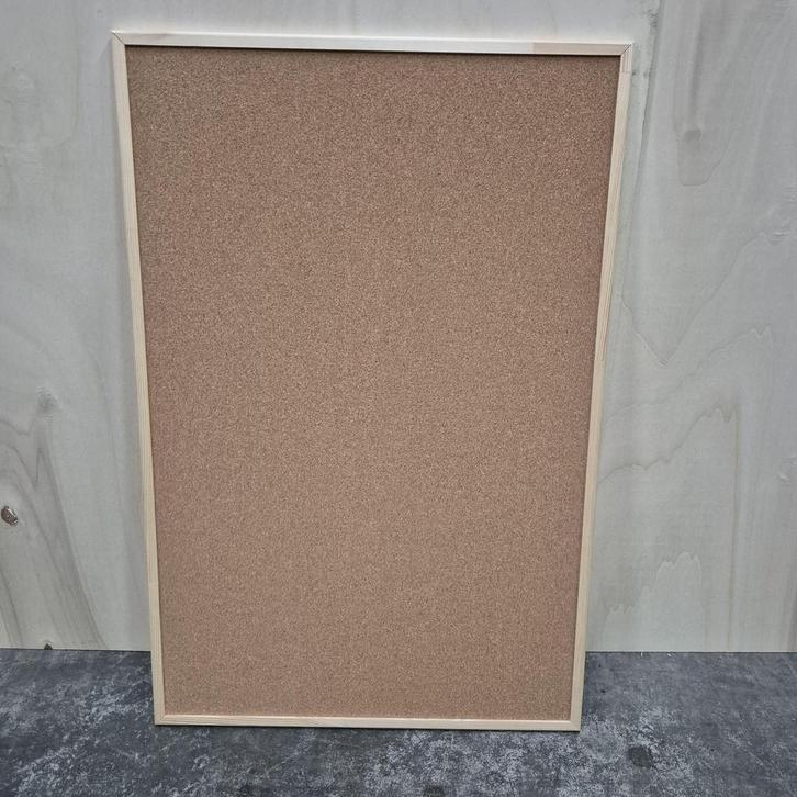 OUTLET - Prikbord Houten lijst - 60x90cm, Huis en Inrichting, Woonaccessoires | Memoborden, Ophalen of Verzenden