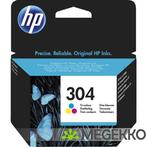 HP 304 Tri-Colour Original Standard Capacity Ink Cartridge, Verzenden, Nieuw, HP