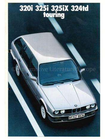 1988 BMW 3 SERIE TOURING BROCHURE NEDERLANDS beschikbaar voor biedingen