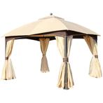 Sunny Tent stormvast lamellendak paviljoens zijwanden vouwte, Verzenden, Zo goed als nieuw