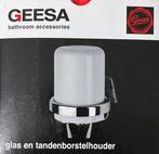 Geesa - Geesa Glas-Tandenborstelhouder Serie-5000, Huis en Inrichting, Keuken | Servies, Nieuw