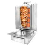 GGM Gastro | Gas Gyros-/ Kebab grill - 4 branders - max. 60, Verzenden