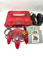 Nintendo - N64 - Nintendo 64 Clear Red Console Set – Tested, Nieuw