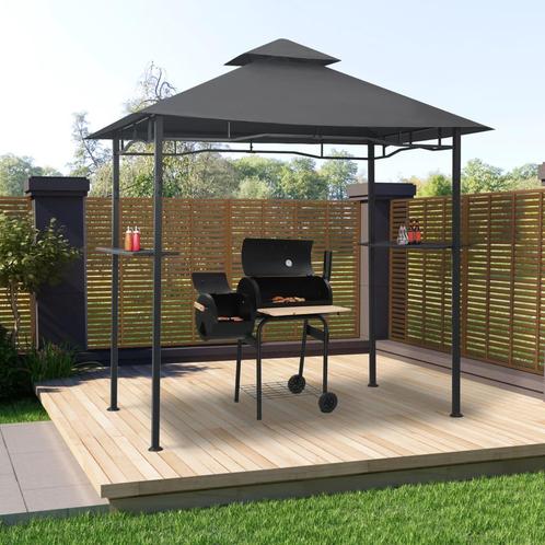 Barbecue paviljoen 240x150x255 cm staal antraciet (Overige), Huis en Inrichting, Overige Huis en Inrichting, Nieuw, Verzenden