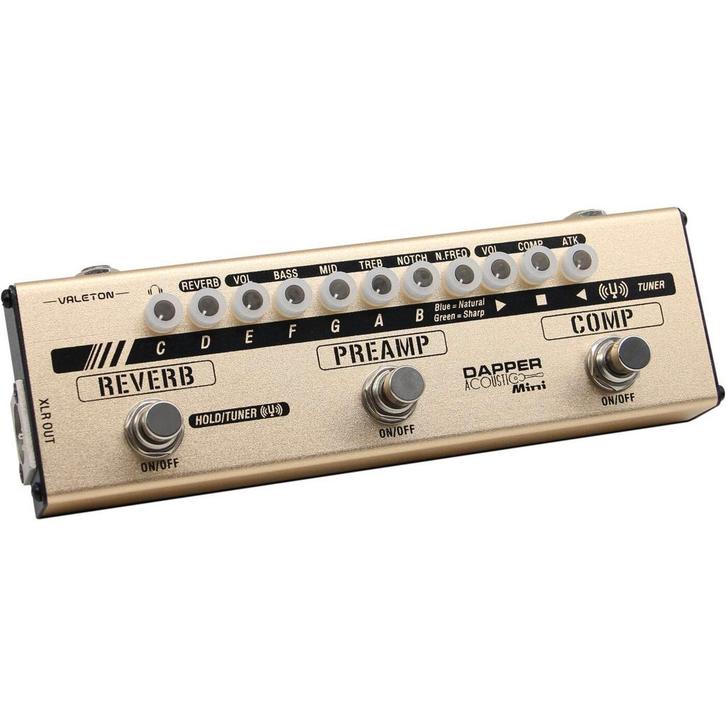 Valeton Dapper Acoustic Mini multi-effect pedaal, Muziek en Instrumenten, Effecten, Verzenden