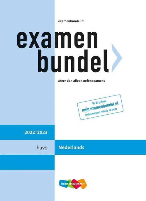 9789006639674 Examenbundel havo Nederlands 2022/2023, Boeken, Schoolboeken, Zo goed als nieuw, Verzenden