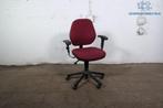 Drisag | Bureaustoel | Tweedehands | Bordeaux gestoffeerd |, Verzenden, Gebruikt