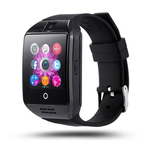 Originele Q18 Smartwatch Curved HD Smartphone Fitness Sport, Sieraden, Tassen en Uiterlijk, Smartwatches, Nieuw, Verzenden
