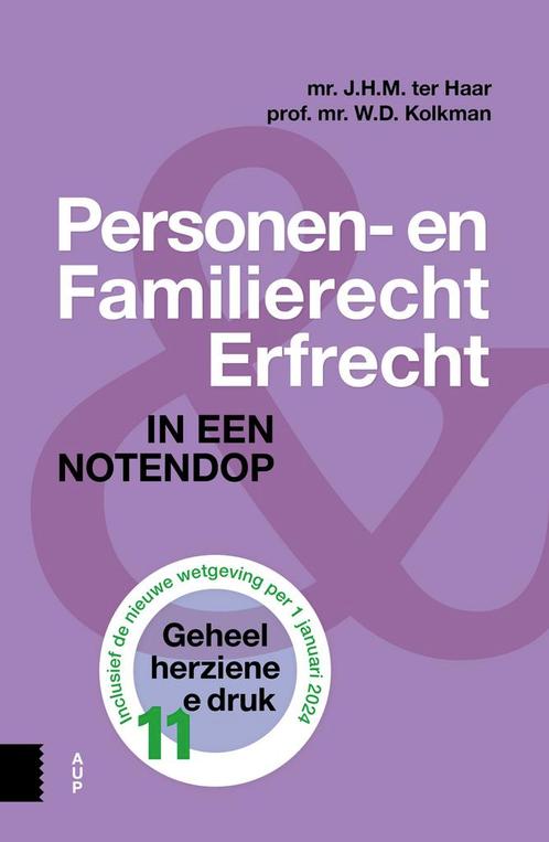 Personen- en Familierecht en Erfrecht 9789048563203, Boeken, Overige Boeken, Zo goed als nieuw, Verzenden