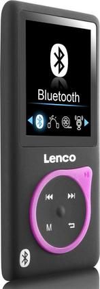 MP3 Speler met Bluetooth - Inc. 8GB SD - Roze - Lenco XEMIO-, Audio, Tv en Foto, Mp3-spelers | Overige merken, Verzenden, Zo goed als nieuw