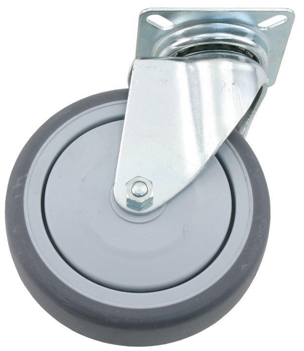 Zwenkwiel met bevestigingsplaat 100 mm, Doe-het-zelf en Verbouw, Zwenkwielen, Verzenden