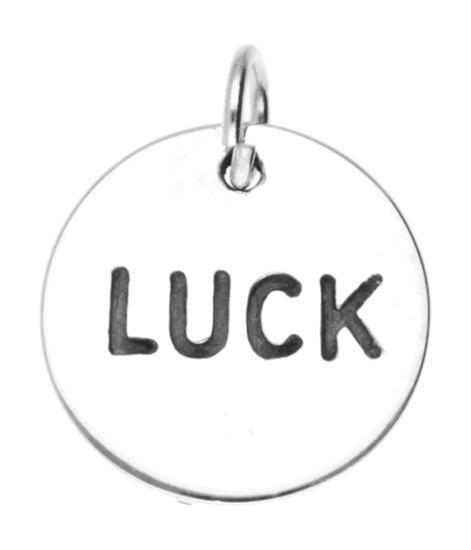 Zilveren Luck kettinghanger, Sieraden, Tassen en Uiterlijk, Kettinghangers, Verzenden