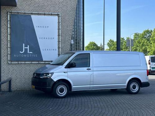 Volkswagen Transporter 2.0 TDI L2H1*150PK*DSG*A/C*OMVORMER*, Auto's, Volkswagen, Onderhoudsboekje, Lease, Zwart, Automaat, Overige carrosserieën