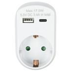 Benson Stopcontact met USB-A en USB-C - Snel opladen - Wi..., Ophalen of Verzenden, Nieuw