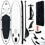 Stand-up paddleboard opblaasbaar zwart en wit, Caravans en Kamperen, Nieuw