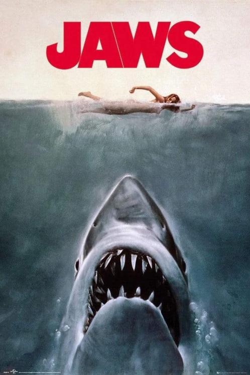 Poster Jaws Key Art 61x91,5cm, Verzamelen, Posters, Nieuw, A1 t/m A3, Verzenden