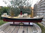 Karaboudjian Kuifje model scheepstrawlerboot - Hout