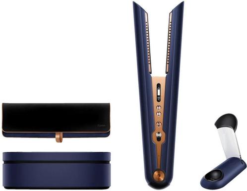 Dyson Corrale Stijltang - Blauw/Koper (Incl. Case & Standaar, Sieraden, Tassen en Uiterlijk, Uiterlijk | Haarverzorging, Zo goed als nieuw