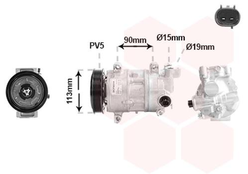 AIRCO COMPRESSOR VOOR TOYOTA AURIS E18 2013-2015 883100F050, Auto-onderdelen, Airco en Verwarming, Nieuw, Ophalen of Verzenden