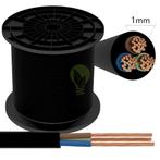 H05VV-F Installatiekabel 3 x 1mm aders zwart Per 10 meter, Doe-het-zelf en Verbouw, Elektra en Kabels, Ophalen of Verzenden, Nieuw