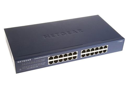 Netgear JGS524 24-Port Gigabit Switch, Computers en Software, Netwerk switches, Zo goed als nieuw, Ophalen of Verzenden