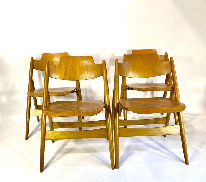 Wilde + Spieth - Egon Eiermann - Stoel (4) - SE 18 - Beuken,, Antiek en Kunst, Antiek | Meubels | Stoelen en Banken