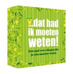 Dat had ik moeten weten! | Koelkastpoezie - Gespreksstarters, Hobby en Vrije tijd, Gezelschapsspellen | Kaartspellen, Verzenden