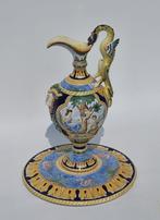 Faïencerie de Nevers XIXe Siècle - Gabriel Montagnon - Kan -, Antiek en Kunst