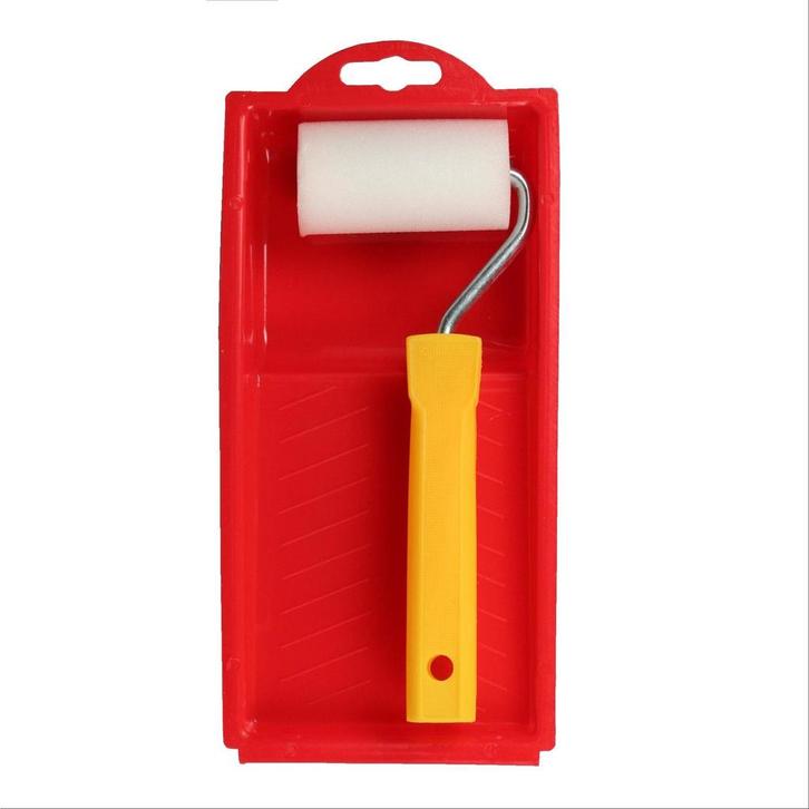 Benson 3-delige lakset - verfroller, verfbeugel en verfba..., Doe-het-zelf en Verbouw, Schildersmaterialen, Nieuw, Ophalen of Verzenden