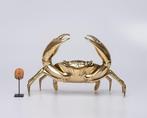 sculptuur, NO RESERVE PRICE - Bronze Polished Crab Sculpture, Antiek en Kunst